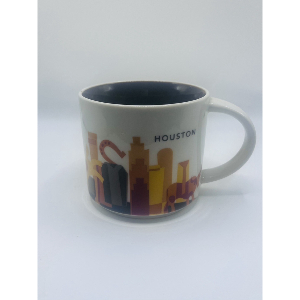 Starbucks Houston Coffee Mug Cup ~ You Are Here Collection 2014 ~ 14 oz